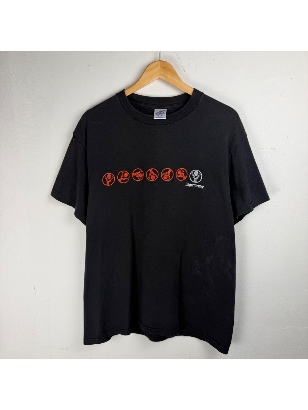 Vintage Jagermeister Alcohol Logo Tee Men's Large